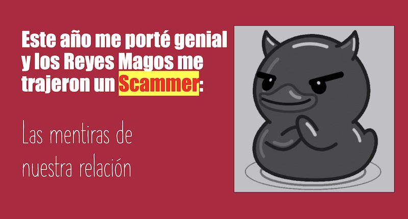 El lado del mal - Este año me porté genial y los Reyes Magos me trajeron un Scammer: Las mentiras de nuestra relación elladodelmal.com/2023/01/este-a… #Scammer #fakebroker #criptomonedas #ciberestafas #whatsApp #cibersegurdiad