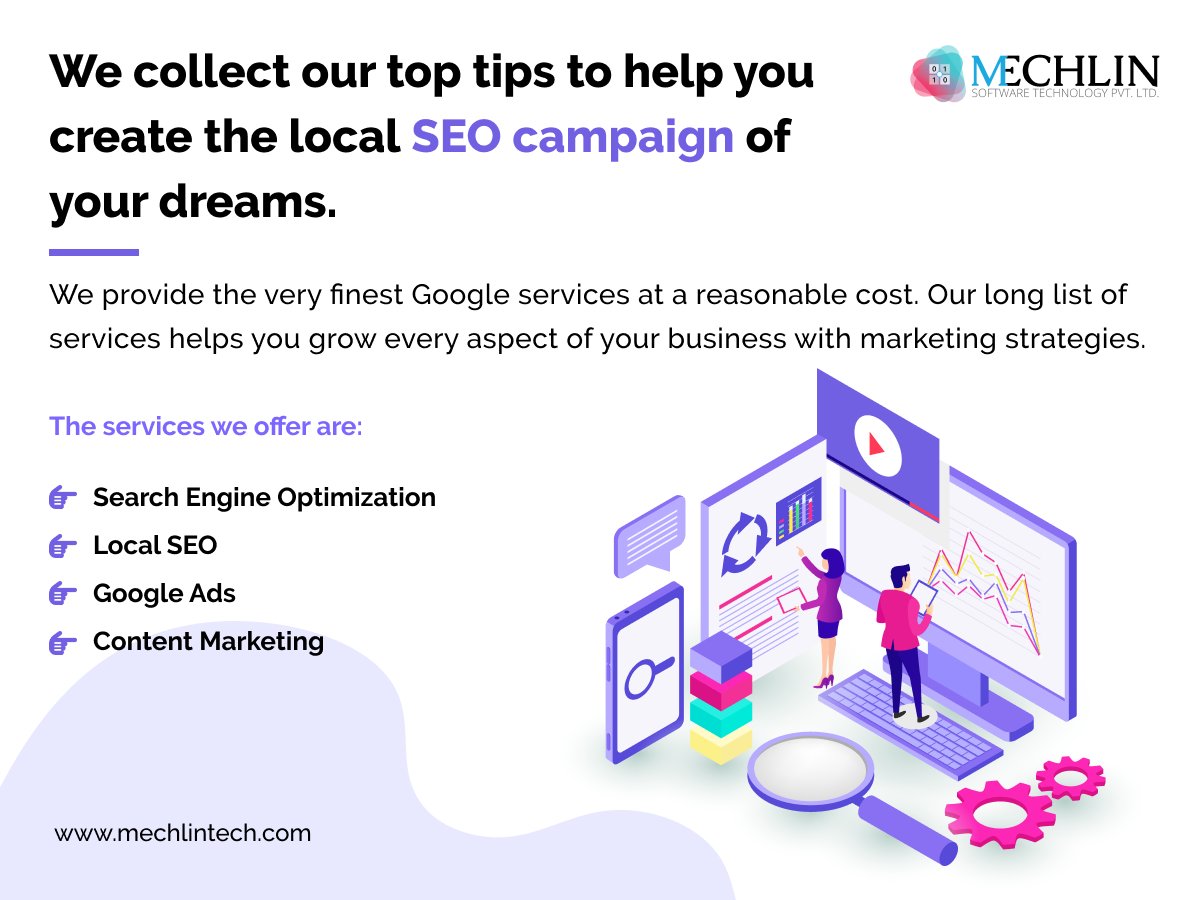 Mechlintech's tweet photo. We’re a full-service #digitalmarketingcompany and we offer comprehensive plans and services to fit your business. Our services include #SEO, #PPC campaign management, #contentmarketing, and much more.

🌐To know more Visit:- https://t.co/F41EtCtfeH

#MechlinTech #seoservices https://t.co/GP2BRIDciY