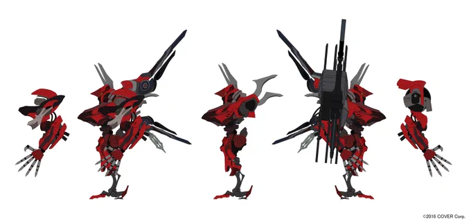 3面図やら武器詳細 #holoTEMPUS 