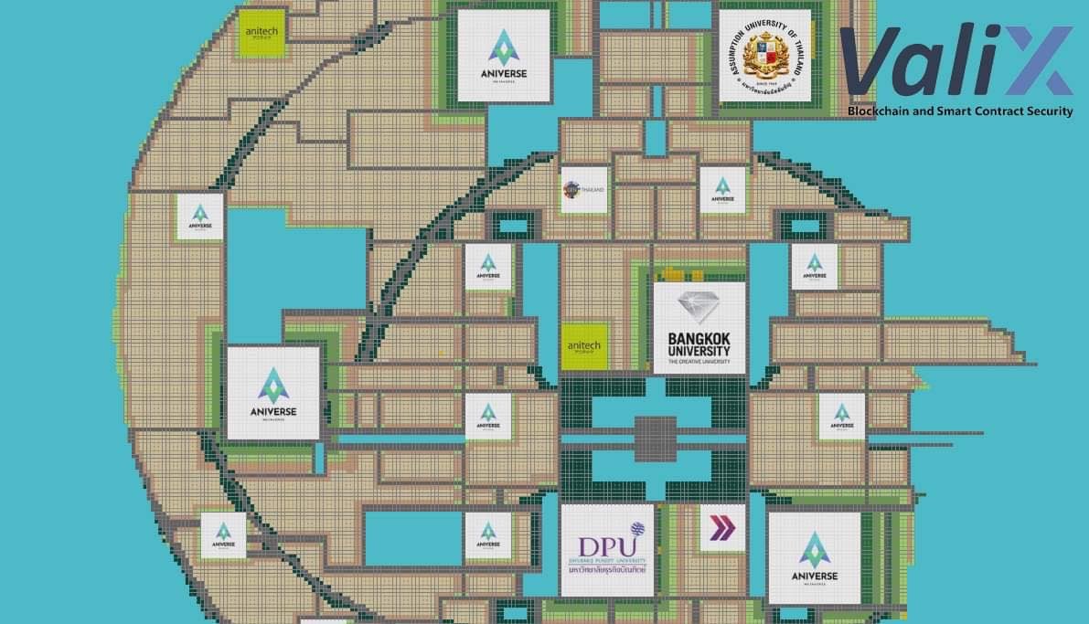 Aniverse Land was audited by Valix Consulting (Blockchain and Smart Contract Security) #valix #aniverse #education