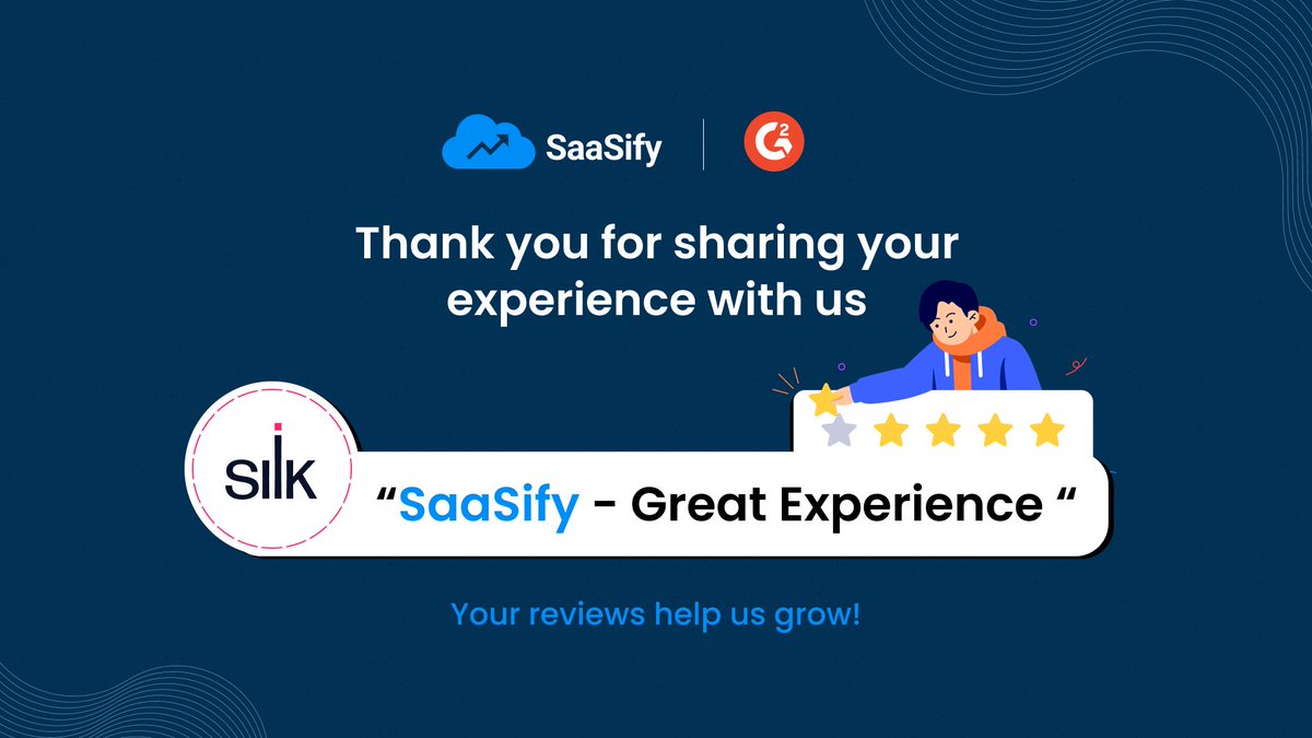 SaaSifyAI's tweet image. Thank you @silk_us for choosing #SaaSify to streamline your engagement with #Azure and for giving us an opportunity to help grow your #Cloud business. We promise to give you a memorable experience everyday!
#reviews #ThankYou #business #CloudComputing