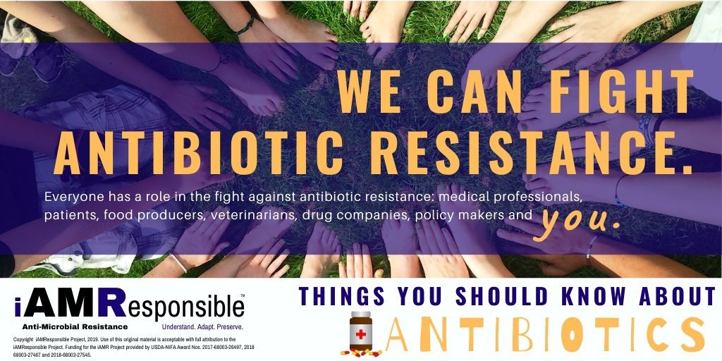 One of the many things we ALL can do in the fight against #AntimicrobialResistance is talk to people about #AMR , and improve our knowledge of this important topic.

We all have a role, Find out what YOU can do: 

who.int/publications/i…
 
#RwotGain 
#PL