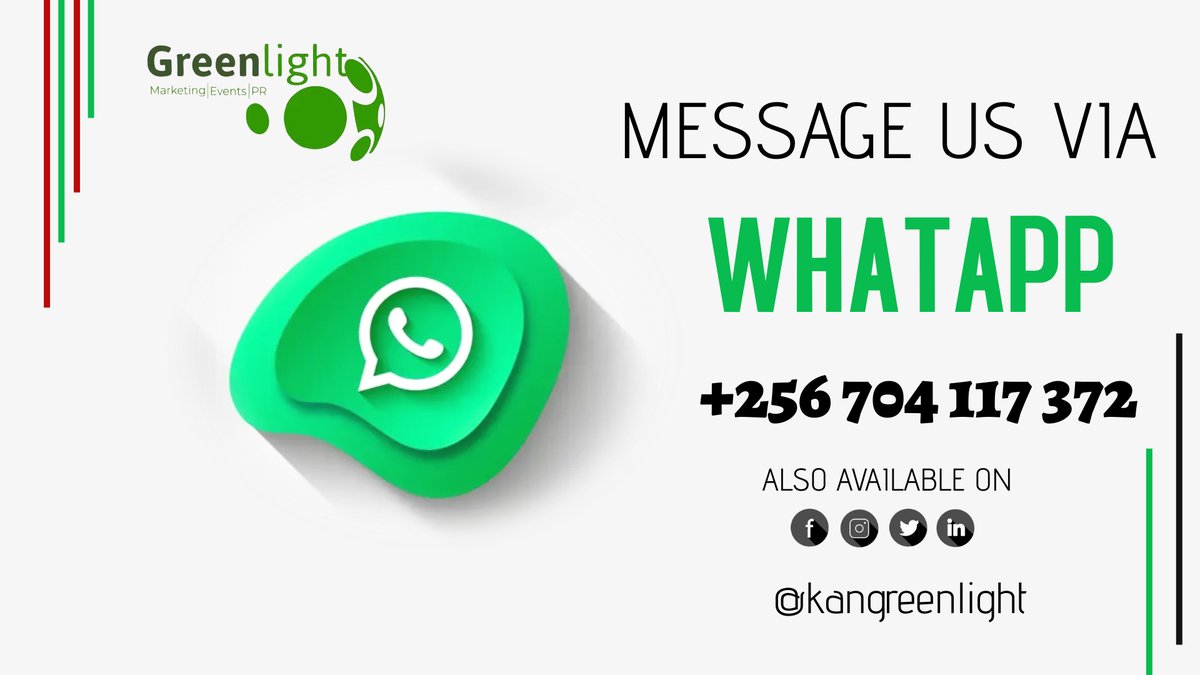 kangreenlight's tweet photo. The easiest and quickest way to reach out to us …….
#kangreenlight
#media
#PR
#marketing https://t.co/JA4EDMmE2z