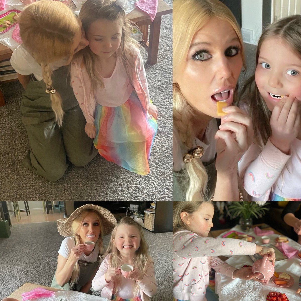 hellomarisawolf's tweet photo. Tea Party with Kyah. 🎀🫖 #auntie https://t.co/O6rHbr8WpT