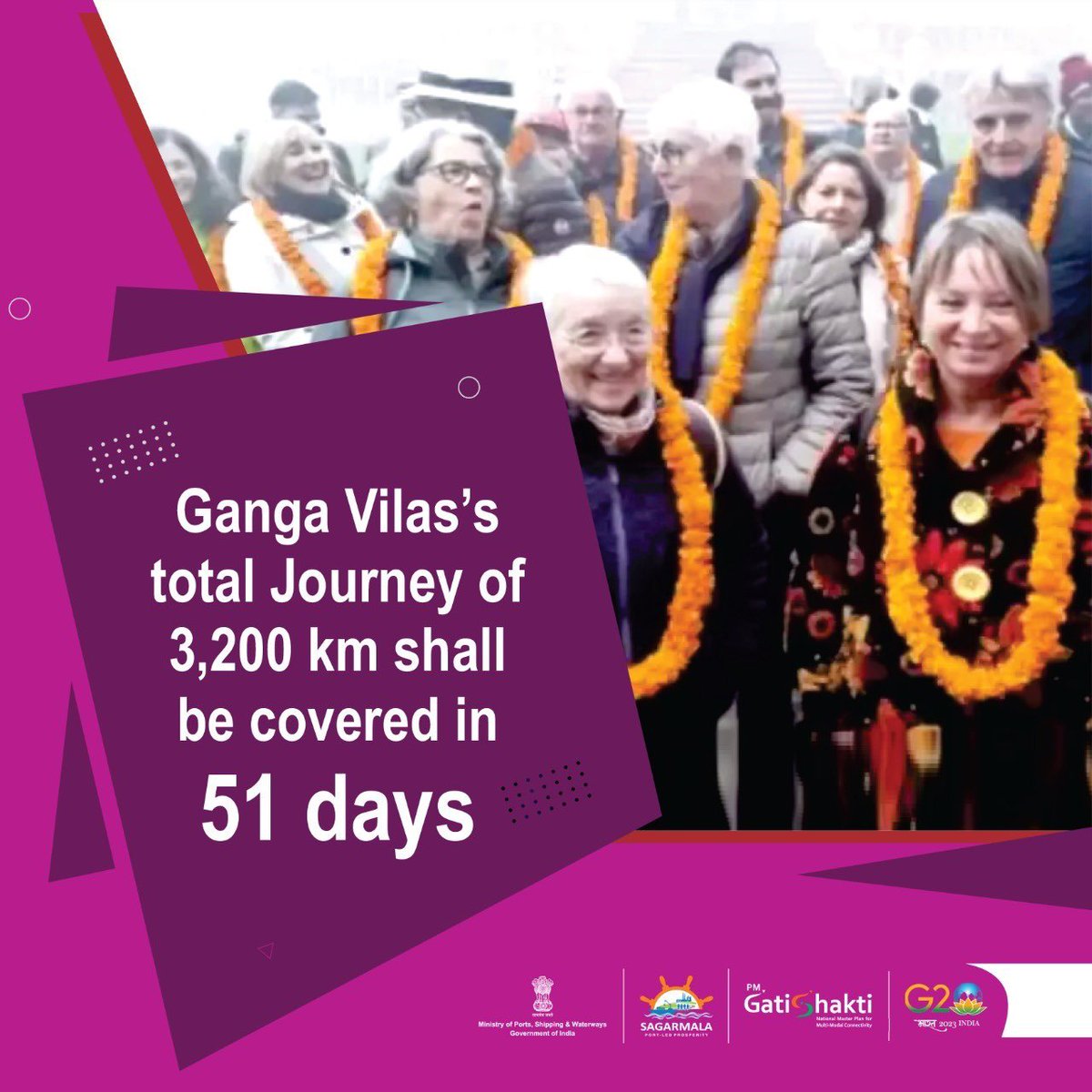 BJP on Twitter "MV Ganga Vilas's journey from Varanasi to Dibrugarh