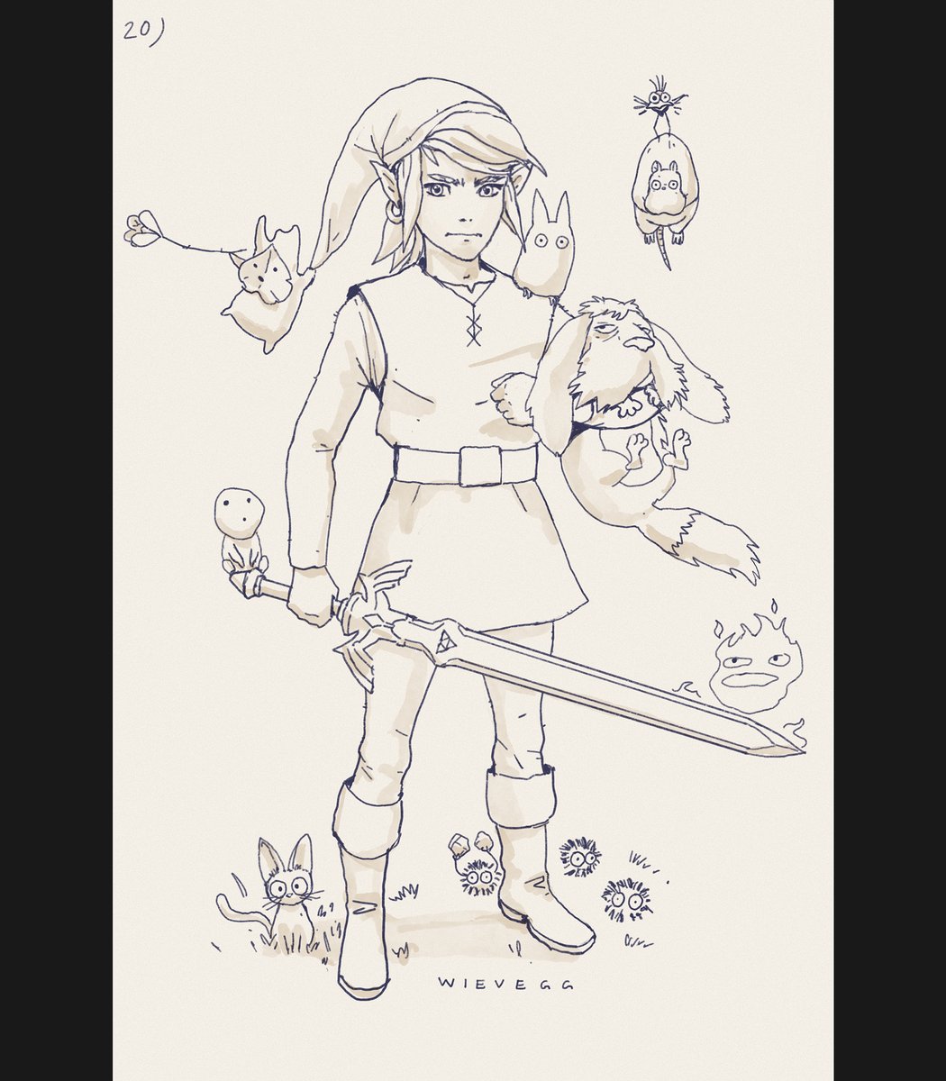 ThomasWievegg's tweet photo. 20)
#zelda #ghibli #mashup #Procreate https://t.co/xNM6Nd7BQ6