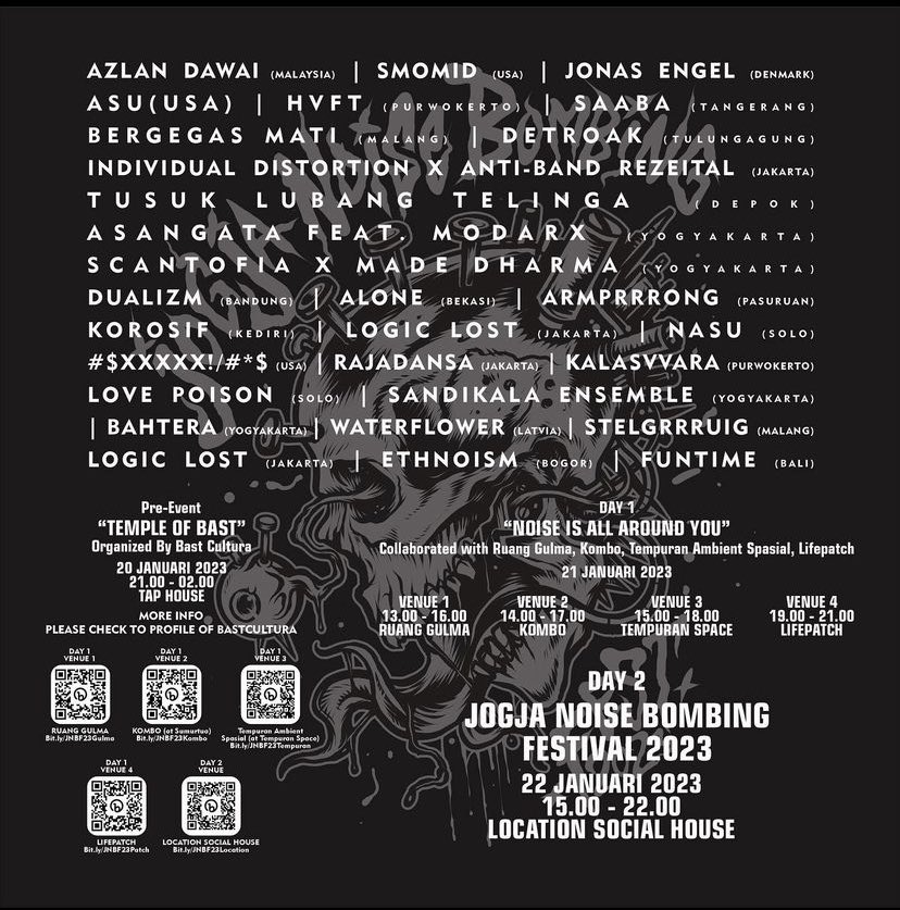 WildanShidana's tweet photo. Meanwhile. The beggining of the year. 
.
#kalasvvara #noise #experimental #noisegigs #lengger #banyumas #banyunoise #jogjanoisebombing https://t.co/TOthLdwIfA