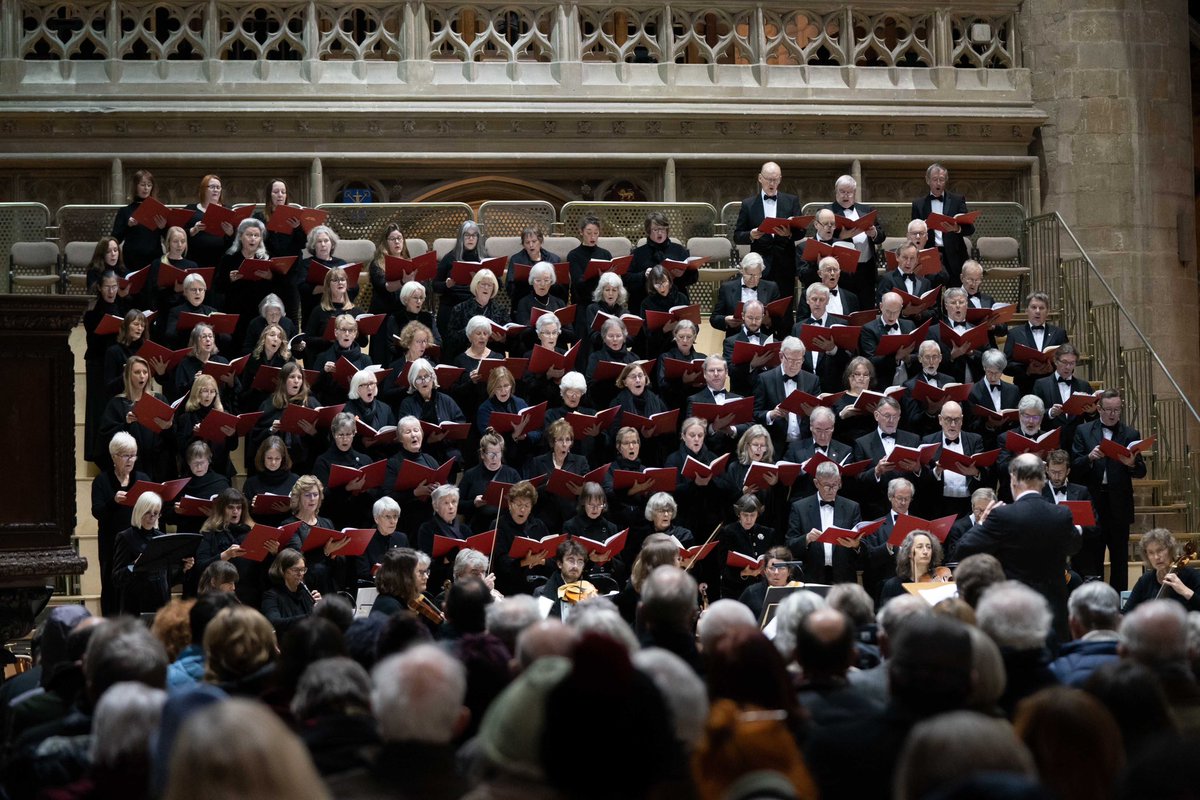 GlosChor's tweet photo. If you’d like a taste of singing with us in @GlosCathedral, join us tomorrow for our next #SingSaturday and sing Mozart’s Requiem.
🕤Registration opens 9.30am
📍Chapter House
🎟️£10 (U25s free) on the door
(Photo credit: @whitefootimages) https://t.co/zjgNmBzLHN