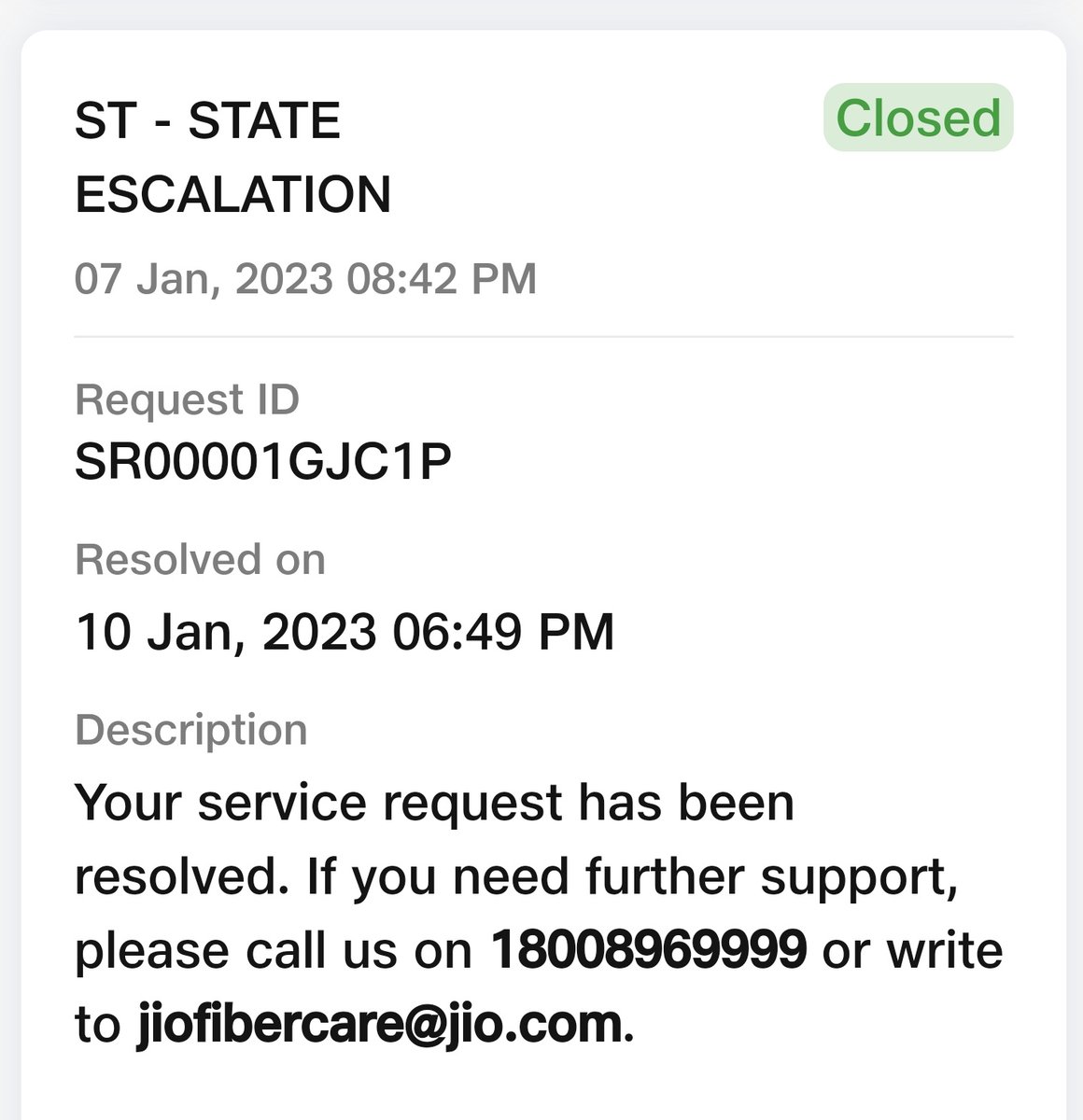 shaileshdhanbad's tweet photo. @JioCare @reliancejio 
I've complained more then 3 times abut my settopbox that not working.all times register complained and resolved it without solve and visit of any engineer. 
Very poor and unexpected via jio fiber cutomer care. Disappointed alot. https://t.co/WprUj9EeF6