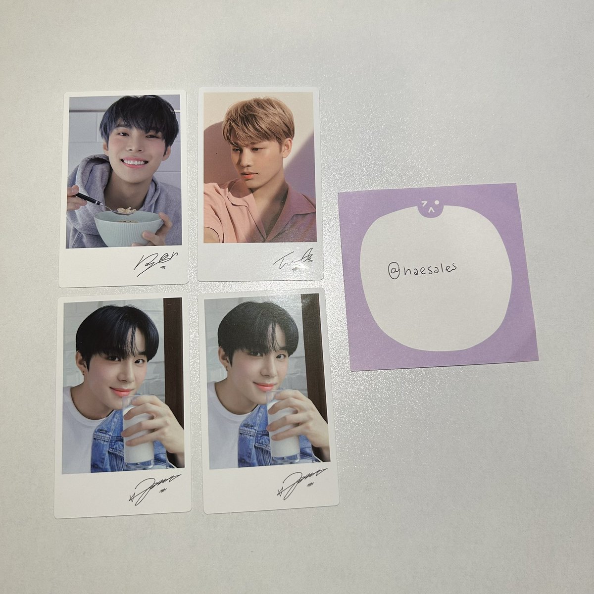 haesales's tweet photo. wts selling nct 127 loveholic album + photocard mark version $35 shipped (tracking included)

wts nature republic pcs doyoung taeil jungwoo $4 shipped each, or whole set (all 4) for $13 shipped stamped mail

→ usa only
→ paypal or venmo https://t.co/eh5Hrzsanc
