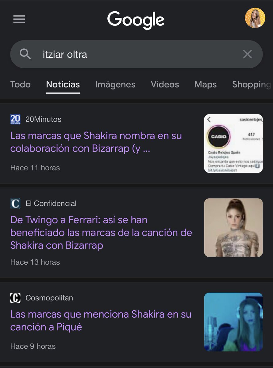 itziaroltra's tweet photo. Este tuit es simplemente para acordarme siempre de que hubo un día en el que tuiteabas “Itziar Oltra” y mi nombre salía al lado del de Shakira en sitios como 20minutos, El Confidencial o Cosmopolitan. https://t.co/2y5UAtbQf0