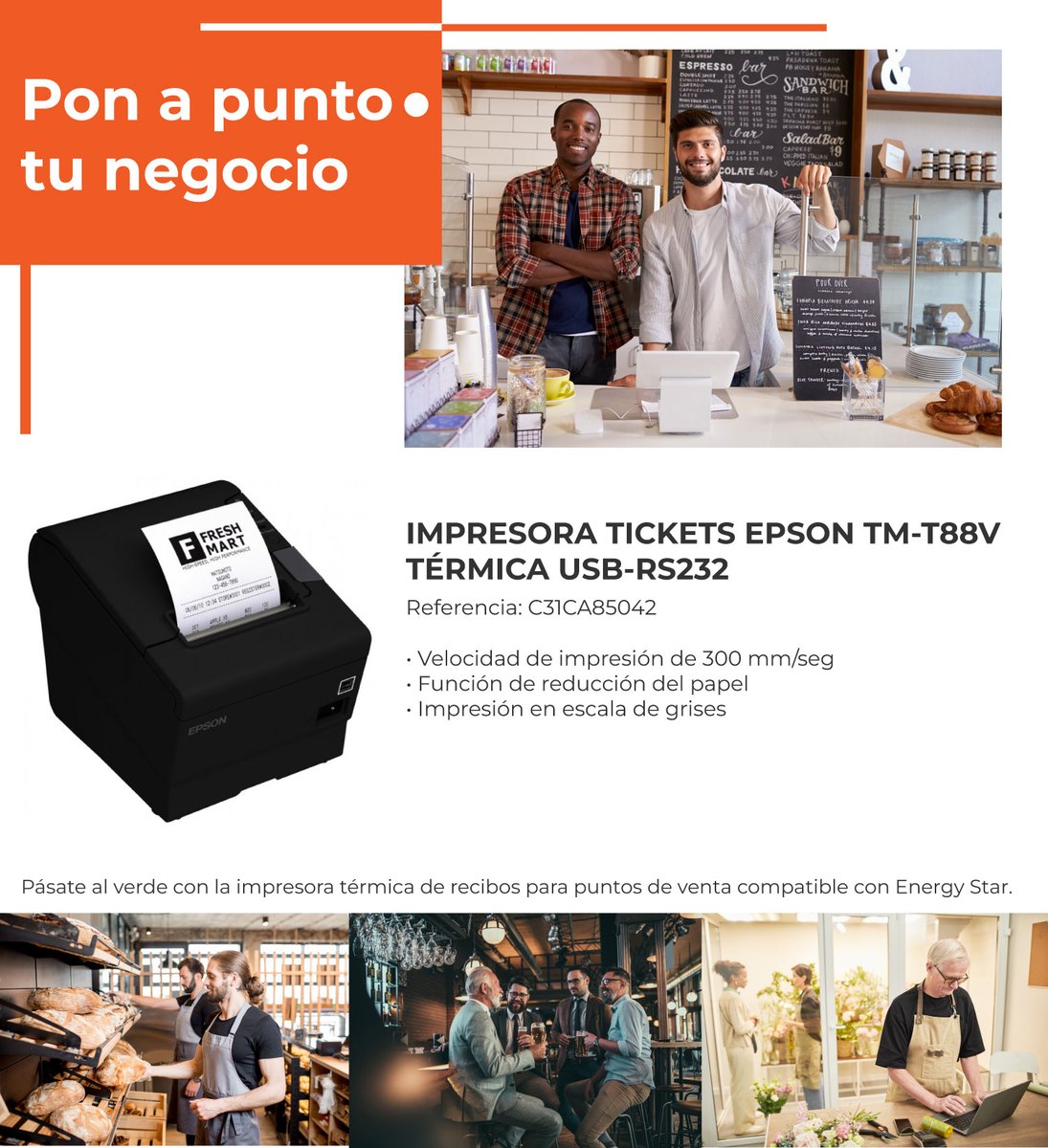 Infowork_iw's tweet photo. ¿Soluciones?
Tenemos TO-DAS las que suman rendimiento y eficacia en tu día a día.
Descubre las impresoras térmicas @Epson_ES en https://t.co/kx34kM1Hmd y ahorra esfuerzo, tiempo y dinero!
#mayorista #profesional #distribution #ClientesQueGananMas #infowork https://t.co/qzx11RPYMj