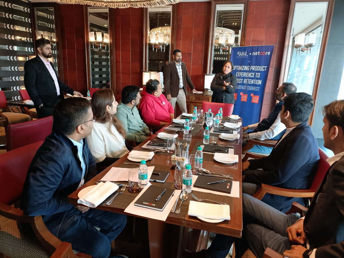 netcore_ai's tweet photo. Throwback to the @IAMAIForum's Breakfast Connect, Delhi edition which was conducted in association with Netcore Cloud.

🤩We are excited to be hosting the Bangalore edition on 20th Jan 2023 at Conrad by Hilton.

See you then.👋

#Events #ProductExperience #AppMarketers https://t.co/CcrO1UXRw7