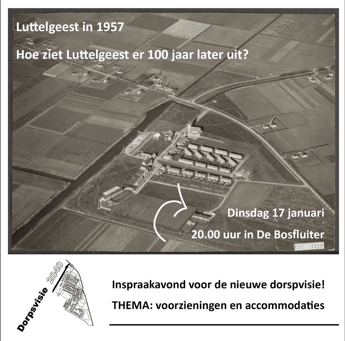 Dinsdag 17 januari, aanvang 19.45 uur met koffie ☕️ #luttelgeest