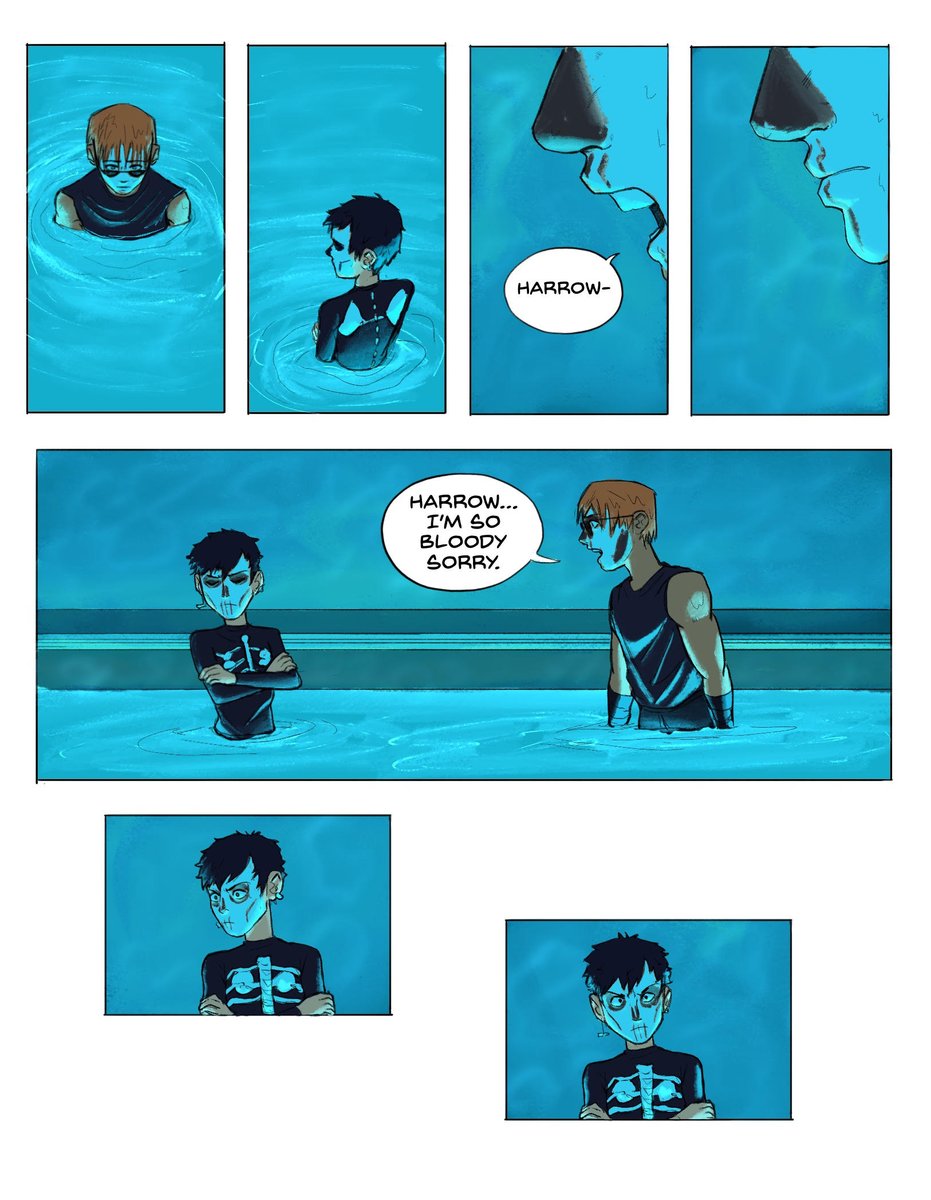 sbeanayt's tweet photo. the pool scene 1/3 #tlt #thelockedtomb #griddlehark https://t.co/jN45hdn0ll