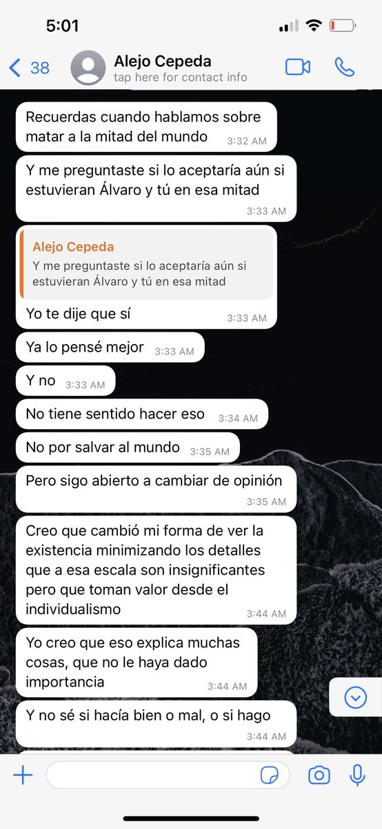 sebvsruiz's tweet photo. Yo na mas pregunté si mataría a la mitad del mundo https://t.co/5QXu686GrT