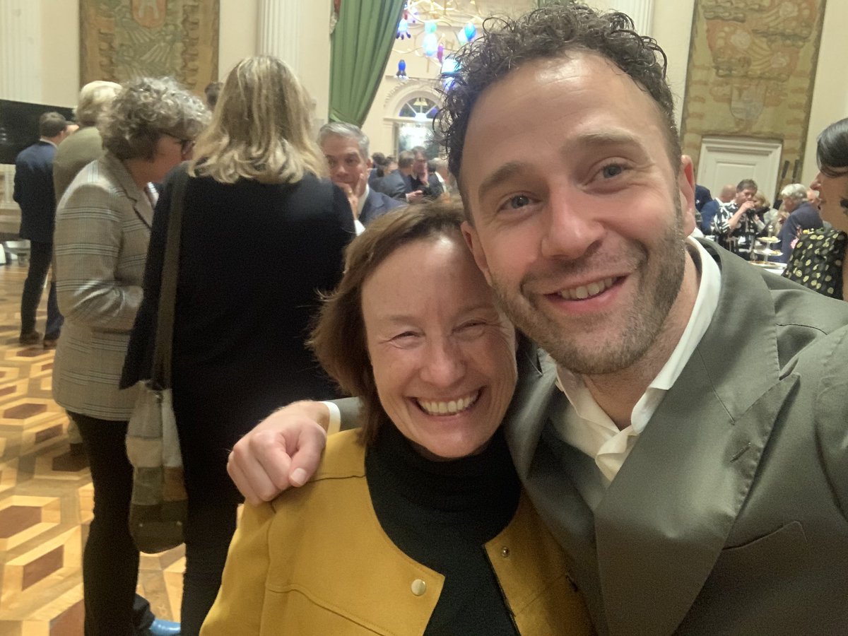 Met @sammeerhoff bij de nieuwjaarsreceptie van de provincie Noord-Holland <a href="/pvdanh/">PvdA Noord-Holland</a> <a href="/pnh/">P Nielsen Hayden</a> <a href="/pvdaheemstede/">PvdA Heemstede</a>