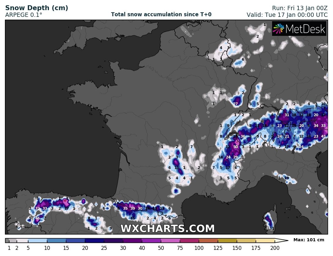 KitempuMeteo's tweet photo. Situation à caractère tempétueux sur la France nuit de  lundi à mardi - Débordement en #Corse inéluctable avec renforcement du #libecciu 
🚨 #Vent et 🌊 #vagues 
Lundi mardi Mercredi. 
Premières neiges Lundi sur les massifs avec joli cumul des lundi soir.
#Kitempu #MeteoCorse https://t.co/CF8L1sw5ak