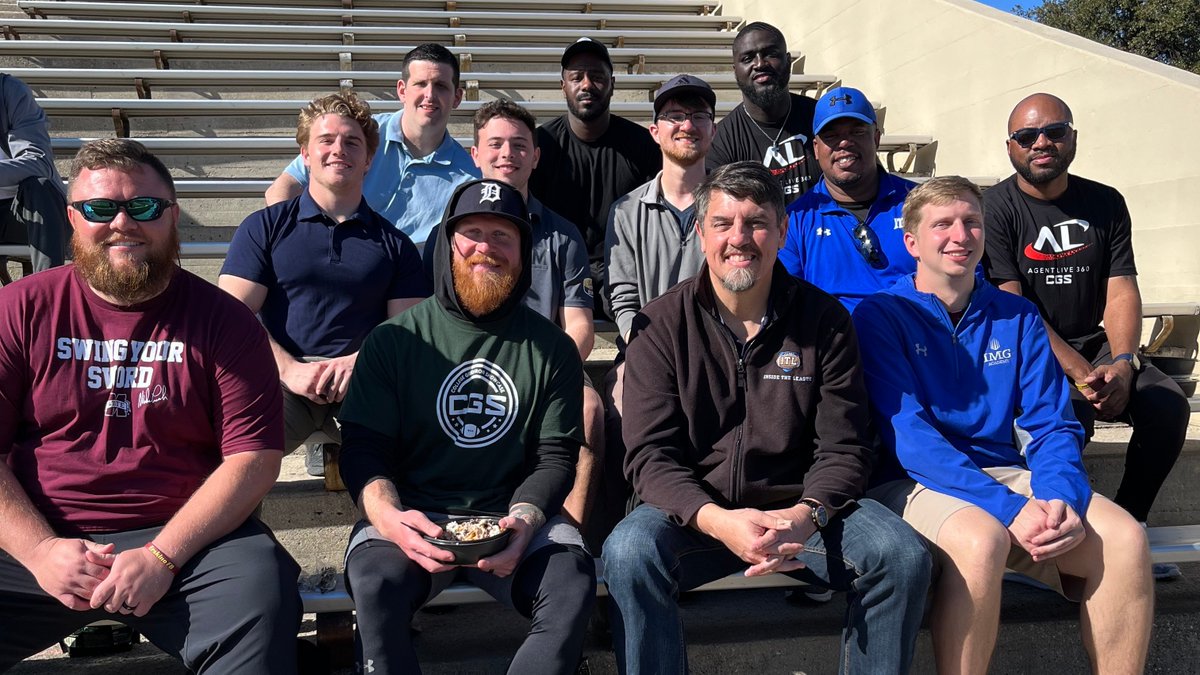 In today's post at SIF, we discuss the 2023 CGSU crew (pictured), the measurement freaks at <a href="/CGSAllStar/">The College Gridiron Showcase</a>, who can/can't dodge trains among football professionals, and plenty more. Check our notes from the road here: wp.me/p4Hzwx-1gS