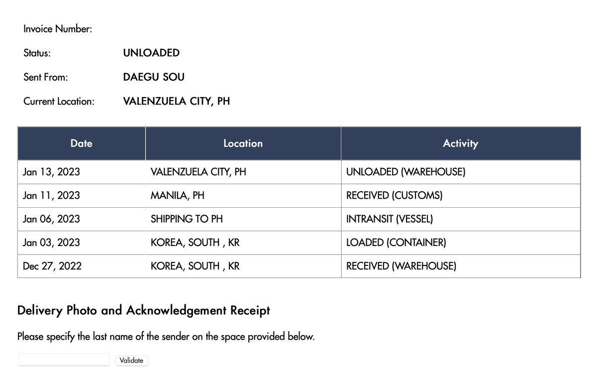 #SUNSPHUpdate

Box containing ENHYPEN SG2023 + ENniversary Photo Frame now arrived at PH Warehouse. Waiting for delivery nalang po

ALSO! DOP REMINDER. DUE TODAY: ENHYPEN SG2023. Please settle your balances to avoid late fees. Thank you!