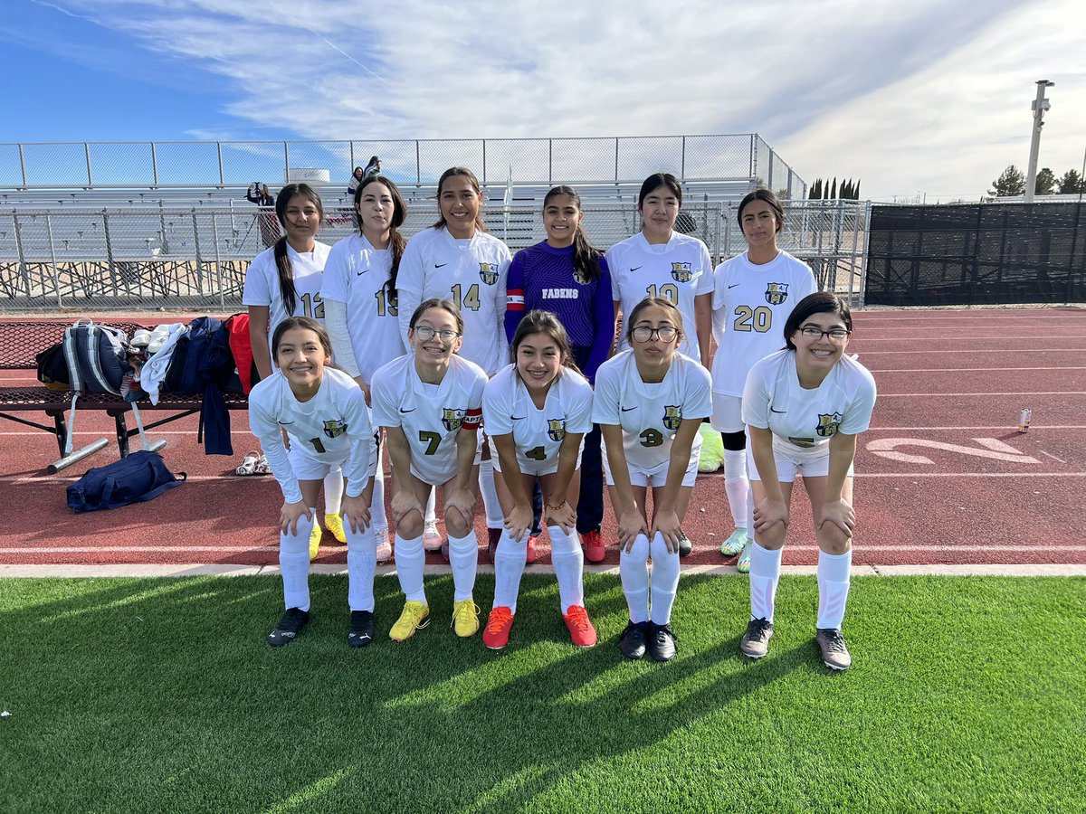 FISDgirlsSOCCER's tweet photo. EL DORADO/PEBBLE HILLS VARSITY TOURNAMENT DAY 1 RESULTS - FABENS HS GIRLS SOCCER ⚽️📢
  
🗓: Thursday 1/12/23
⚽️:  Fabens HS 🐾 vs. El Dorado HS 🏹 

🚨 FINAL 🚨

0️⃣ Fabens 
🔟 El Dorado 

#year2remember 

@CoachP_01 @Fchavezeptimes @EPSports915 @RDeAnda_AD @erincon_13_FHS https://t.co/bcZTM1TTz6