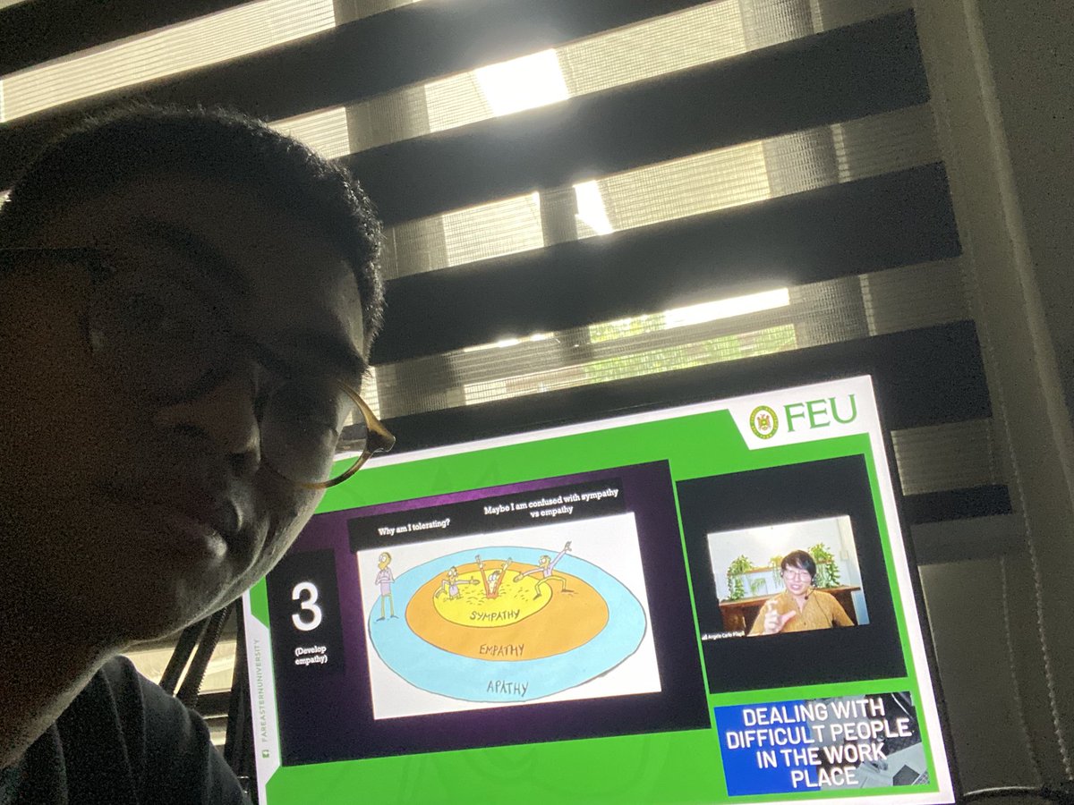 elibuiii's tweet photo. Tuano, Elijah Manuel M.
2019167522
Far Eastern University Chorale

hours: 1hr 22mins

January 10, 2023

Workshop : Dealing With Difficult People in the Workplace

@FEUCenterArts https://t.co/AivOnSfQn0