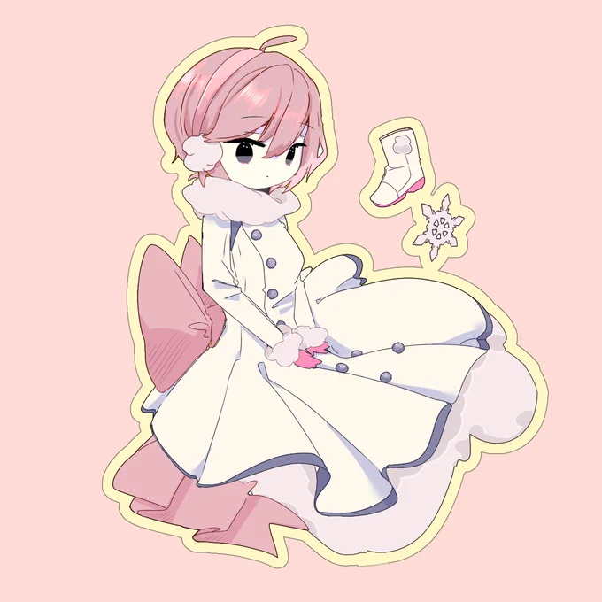 ふわふわコート(MEIKO)ちゃんシール… 