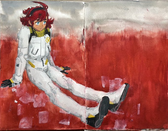 「pilot suit red hair」 illustration images(Latest)