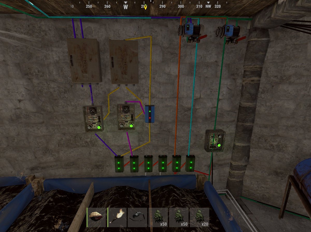 rjay_yt's tweet photo. Getting the automatic watering system all setup #Rust #rustbase #rustfarm https://t.co/pVXj1PtNAb