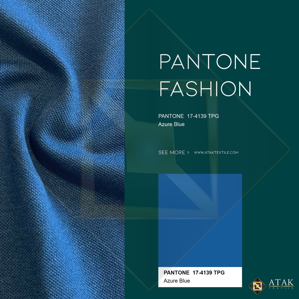 AtakTextile's tweet image. We may produce all fabric types in any colours you wish from TPG, U and C pantones.

Мы выкрашиваем все наши виды ткани в цвета Пантон TPG, U и С.

#colour
#pantone2022
#pantonecolours
#knittedfabric
#fleecefabric
#jerseyfabric
#цвета
#фотографииприроды
#пантон2022
#цветапантон