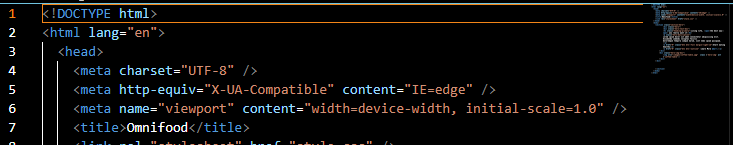EraNgandu's tweet image. 1/The Title Tag
A browser’s tab displays the title specified in the &amp;lt;title&amp;gt; tag. The &amp;lt;title&amp;gt; tag is always inside of the &amp;lt;head&amp;gt;.
In our case Omnifood Restaurant gets displayed as the sitetitle bar/ tabs title and its read by search engines.
#Searchability