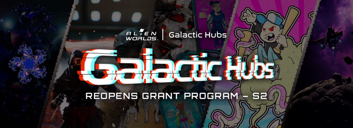 Let us all celebrate as Alien Worlds launches our #GalacticHubs grant season 2!

Sign up now if you have an idea  that promotes the growth & development of the #AlienWorlds ecosystem for a chance to receive funding!

👉🏼 ghubs.alienworlds.io/account/login

👉🏼 alienworlds.medium.com/galactic-hubs-…