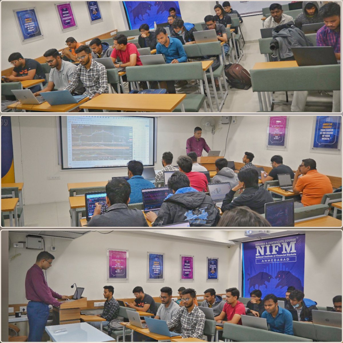 smart_disha's tweet photo. Briefing Time For Next #WeeklyliveStockTradingContest 26
Students Presentation
For Training Refer:- https://t.co/9BbIK3Z5Tb
For Demo act in Algo https://t.co/4kngOkw7P8
Training : 92652 82922 / 70436 90580 For Algo : 63587 47780 / 85116 17780
#NIFM #NIFMAhmedabad https://t.co/uI656Bjcio