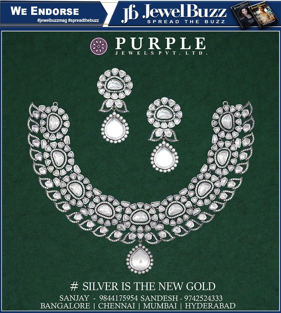 Purple Jewel Pvt. Ltd.

#purplejewels #jewelbuzzmagazine #jewelbuzzmag #spreadthebuzz #jewelmagazine #gold #silver #gemstone #platinum #diamond #jewelry #jewelleryevent #jewellery #jewelryindustry #india #bengaluru #post #trending #trend #viral #foryou #foryoupage #fyp #magazine