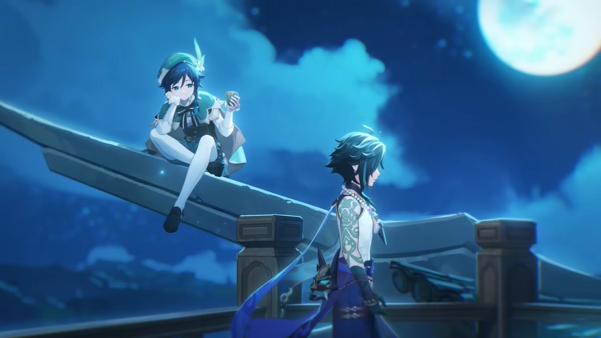 you know what, it's always like this... the moon, the roof, the gays- #wangxian #xiaoven