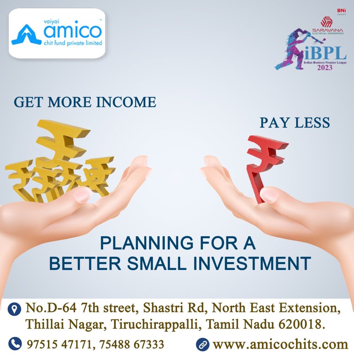 iBPLCricket's tweet photo. BNI Trichy Presents - iBPL Cricket 2023
https://t.co/L4cruj26SJ https://t.co/CYk1thIZjU
