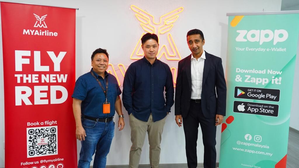 FlyMyAirline's tweet photo. We’re happy to announce that we are partnering with Zapp Malaysia to be our exclusive e-Wallet partner!

Stay tuned for upcoming exclusive promotions and extra MYRewards with Zapp https://t.co/4lMs12DJ54

#MYAirline #Zapp #ewallet #MYRewards https://t.co/UfSTa4biez