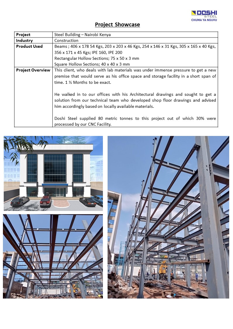 Another great project done using steel from #DoshiSteel.
