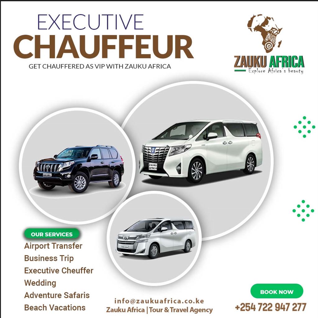 ZaukuAfrica's tweet image. Airport Transfer and Executive business Chauffeur, get rides from @ZaukuAfrica 
Check out our New and Improved business Catalogue
Call/Whatsapp +254 722 947277
Catalogue : wa.me/c/254722947277
#zaukuafrica #airporttransferservice #travel #carforhire #carhirenairobi #hirecar