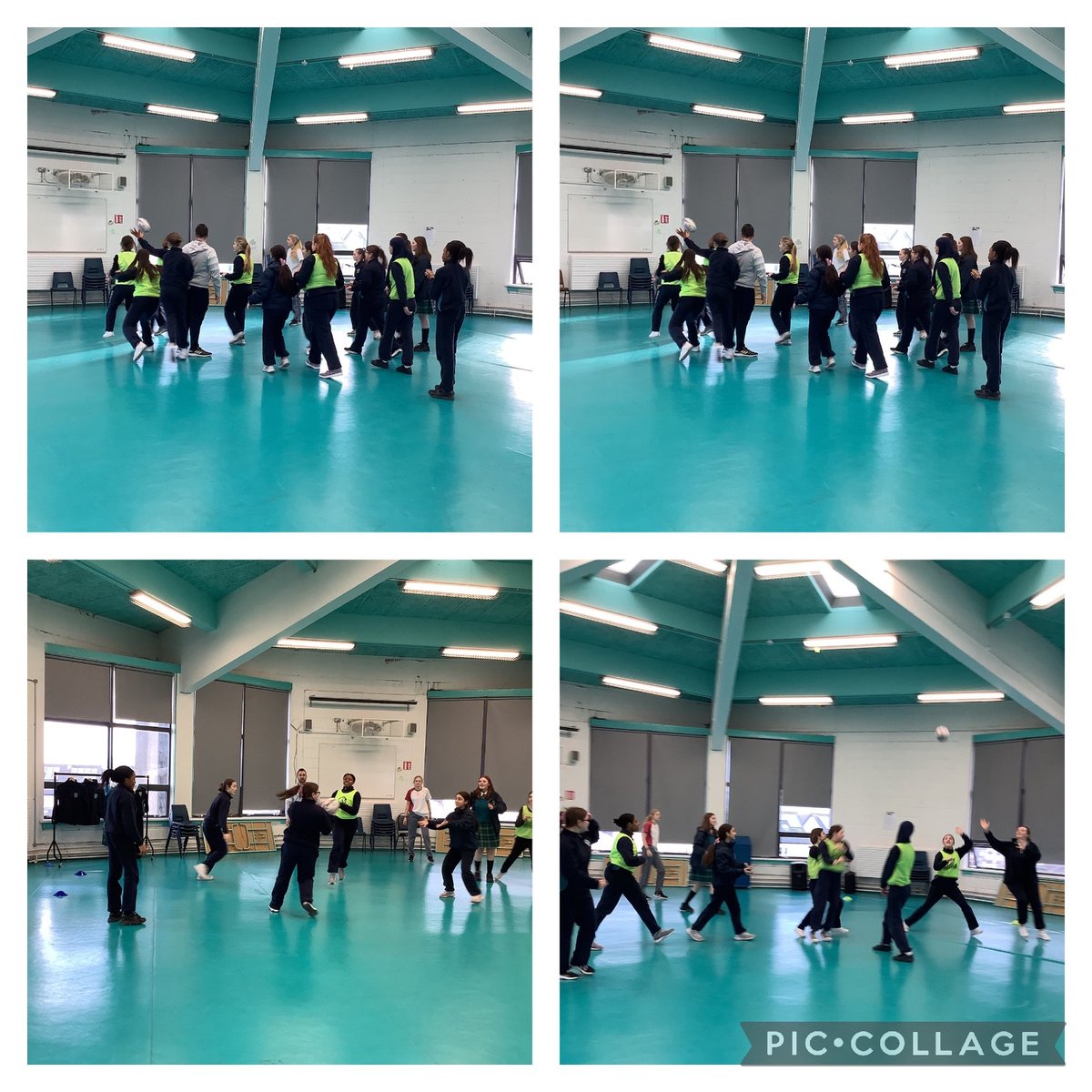 TY students began a 4-week Tag Rugby programme with Leinster Rugby yesterday 🏉🏉 #GirlsinSport @stpaulsg @leinsterrugby