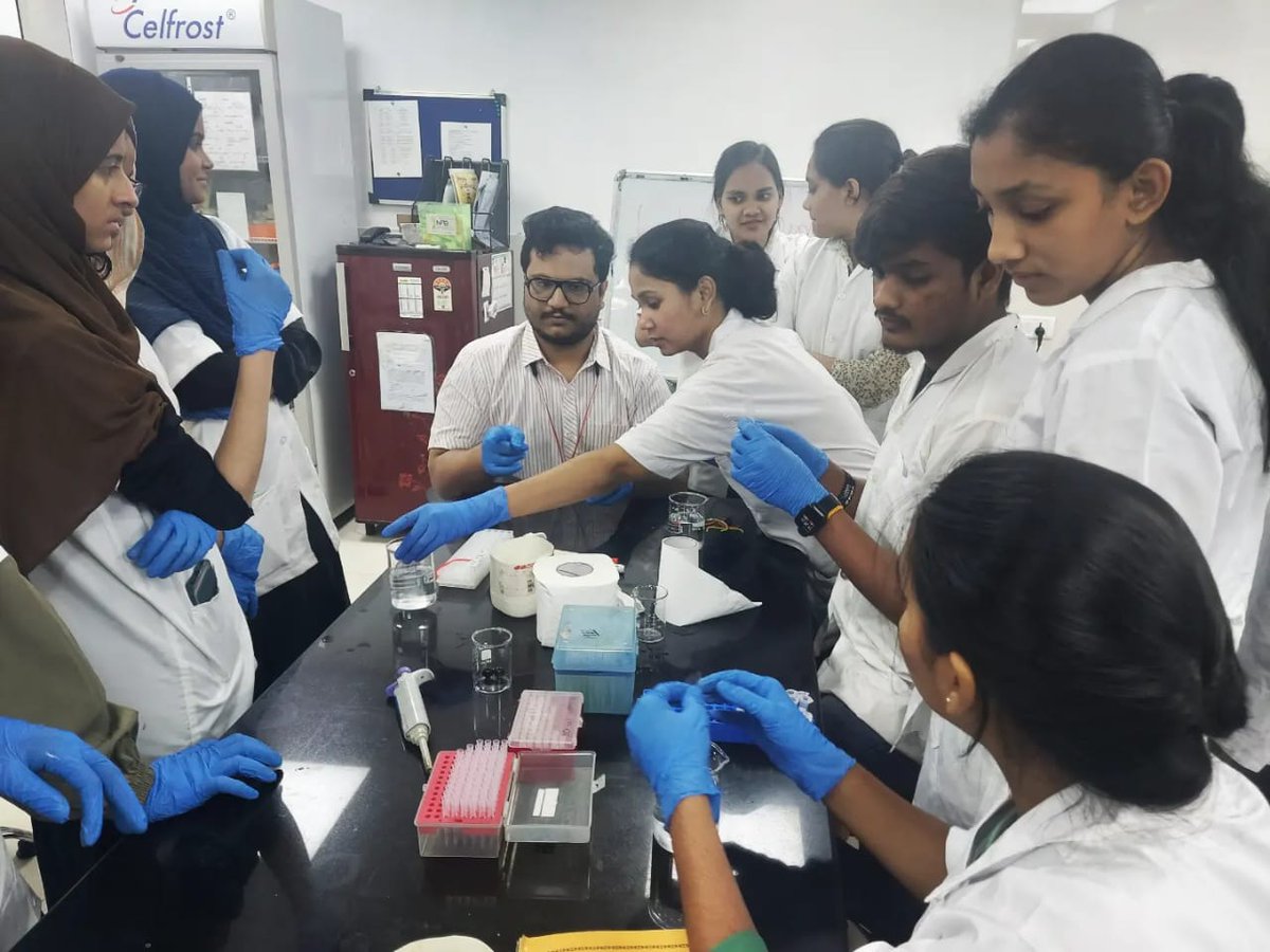 NFB_india's tweet photo. 📢 Protein Concentration and Dialysis✨️
Glimpses of training conducted for https://t.co/jZEylCyUUL. Botany Students on Protein Precipitation and Dialysis.
Individual hands on exposure‼️

Contact us for more details 🗓 https://t.co/Vk0B0kONGW