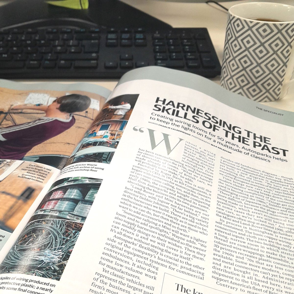 Have you got your copy of <a href="/CandSCmagazine/">Classic & Sports Car</a> this month? Check out the article about their visit to our site in their "The Specialist" feature 👍

#BritishManufacturing #WiringHarness #OldCarWiring #ClassicAndSportsCar #WiringHarnessManufacturer