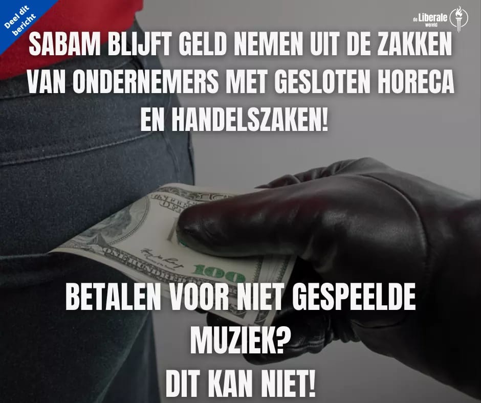 liberalewereld's tweet photo. Sabam inde onterecht auteursrechten tijdens sluiting door corona.
➡️ Maanden speelde er geen muziek in de horeca & handelszaken.
➡️ Toch moesten zij #Sabam betalen.👀
We klaagden dit onmiddellijk aan: ✒
https://t.co/iiDcc6qec3
Sabam gaat nu de zelfstandigen compenseren. https://t.co/xpZZu1nAab