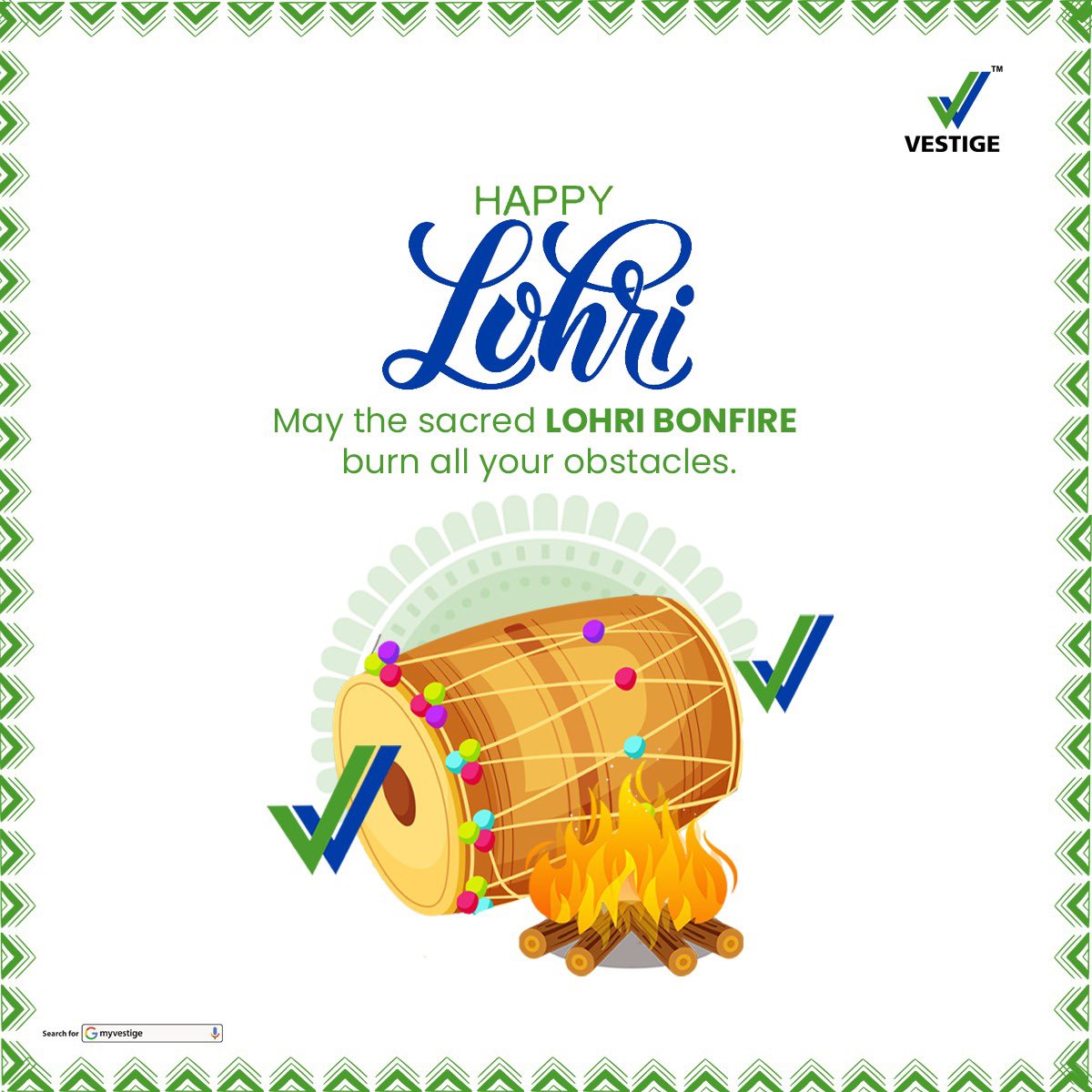 May the joyous harvest season bring you happiness and good fortune! Wishing you all a very Happy Lohri.