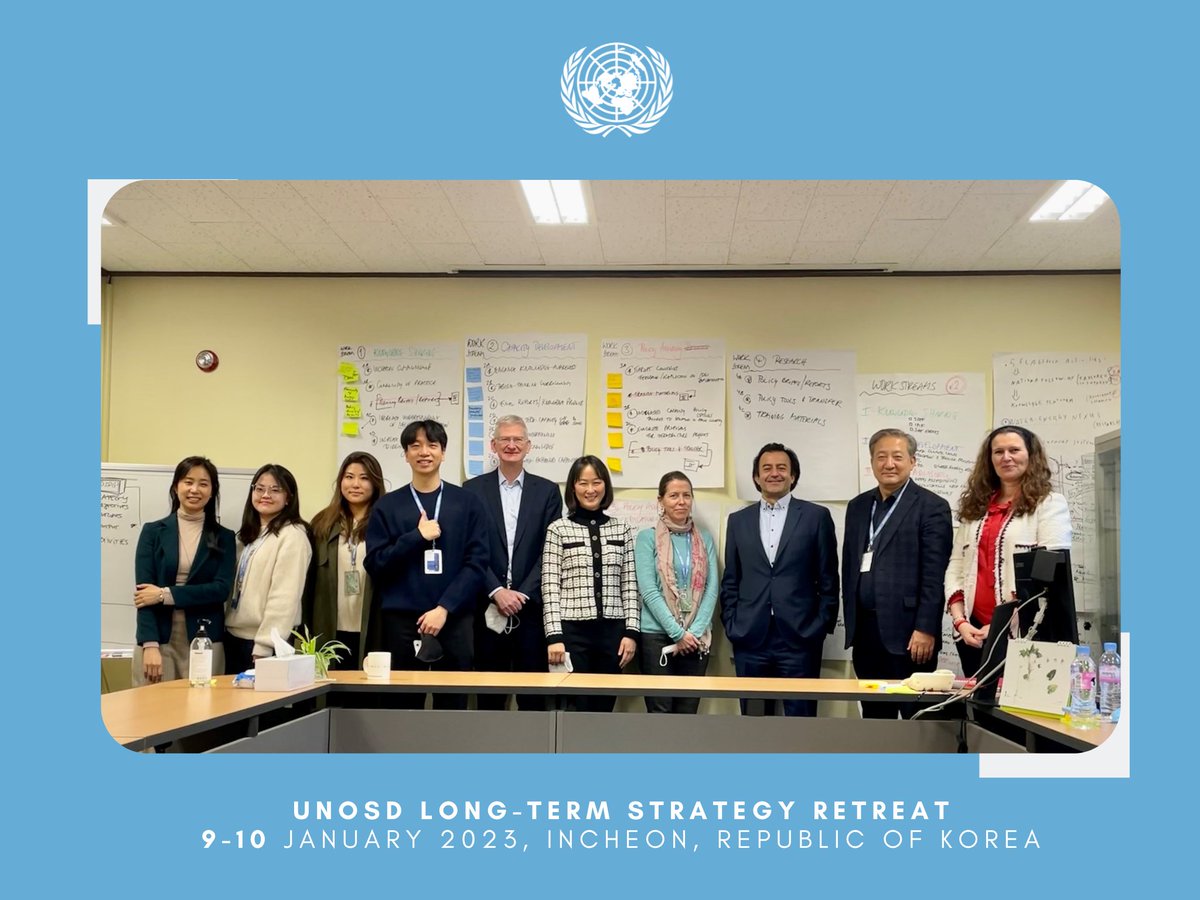 un_osd's tweet photo. 🌐This week, for prioritization of activities in the Second Phase, UNOSD staff members took part in coming up with the Long-term Strategy with facilitation from #NexusConsulting.
📅2023, we are ready to Act on SDGs.
#UNOSD #UNCRD #DSDG #DESA #Strategybuilding #Teambuilding https://t.co/q6xrt8Udrt