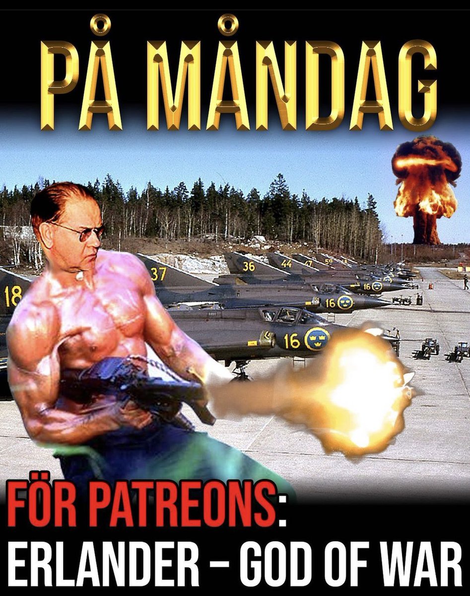 Krigshistoriep1's tweet photo. Oförblommerad ära. OBS: denna vinkel har _aldrig_ tagits upp tidigare. Alltså obligatoriskt för alla akademiker och politiskt engagerade att bli patreon. Just saying 😉 #klacken #bkan #lansen #vätebombhöger https://t.co/LOC6RcM0rI