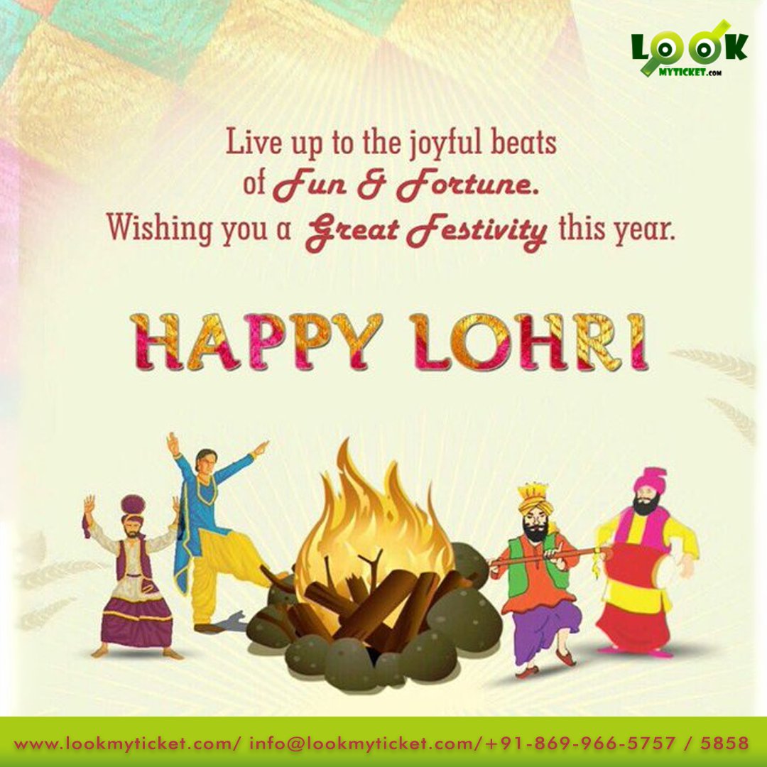 lookmyticket's tweet photo. May the occasion of #Lohri burn away all the negativities and problems from your life and bring you peace. Happy #Lohri to you. https://t.co/Qm3xGlBlqL