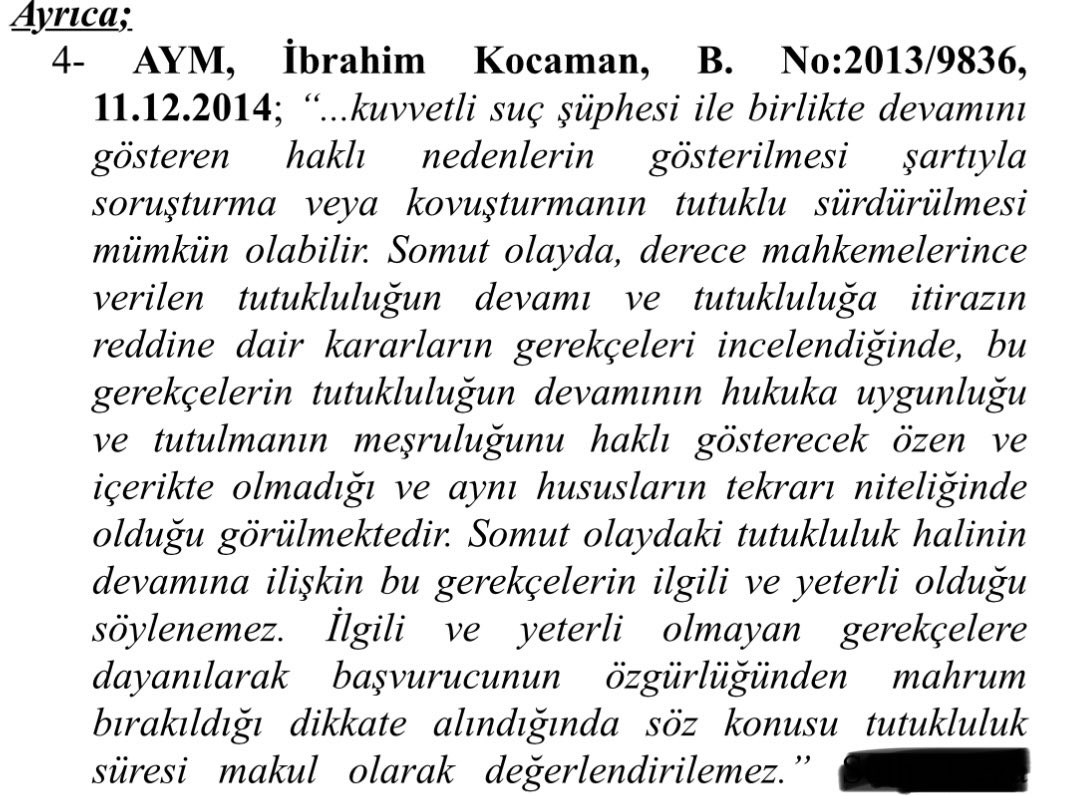 Sulh Ceza Hakimliklerinin tutukluluğun devamı yönünde vermiş olduğu kararların gerekçelerinin hazır şablon şeklinde değil, muhakkak gerekçeli olması gerektiği yönündeki AYM kararı.