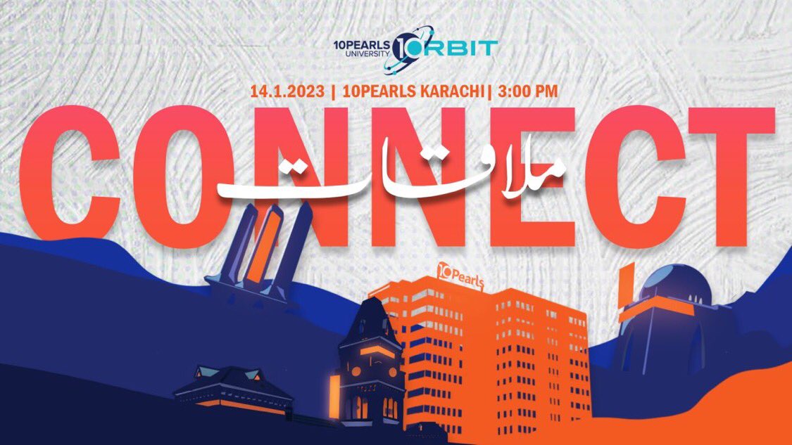 I’ll be attending 10Pearls Connect - Karachi edition tomorrow organised by @10PUniversity. 

Are you coming? Comment below.