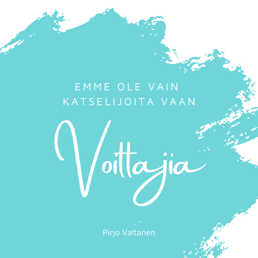 vht_tv's tweet photo. Jeesus kutsuu sinua voittajaksi. Vaikka olisit kuinka pienessä roolissa Hänen valtakunnassaan, olet silti voittajan puolella - voittajan joukkueessa, voitonjuhlissa ja palkintojen jaossa mukana. Kiitos Jeesus!

Olkaa rohkeat: minä olen voittanut maailman. (Joh. 16:33) https://t.co/8l4XpFqZsM